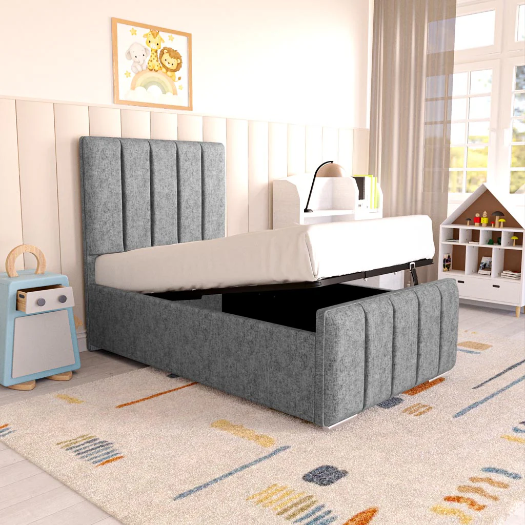 Lisbon Kids Upholstered Ottoman Bed