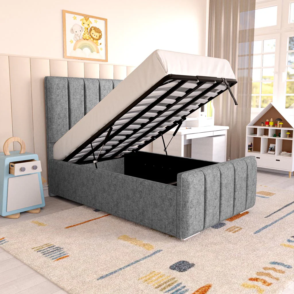 Lisbon Kids Upholstered Ottoman Bed - Image 2