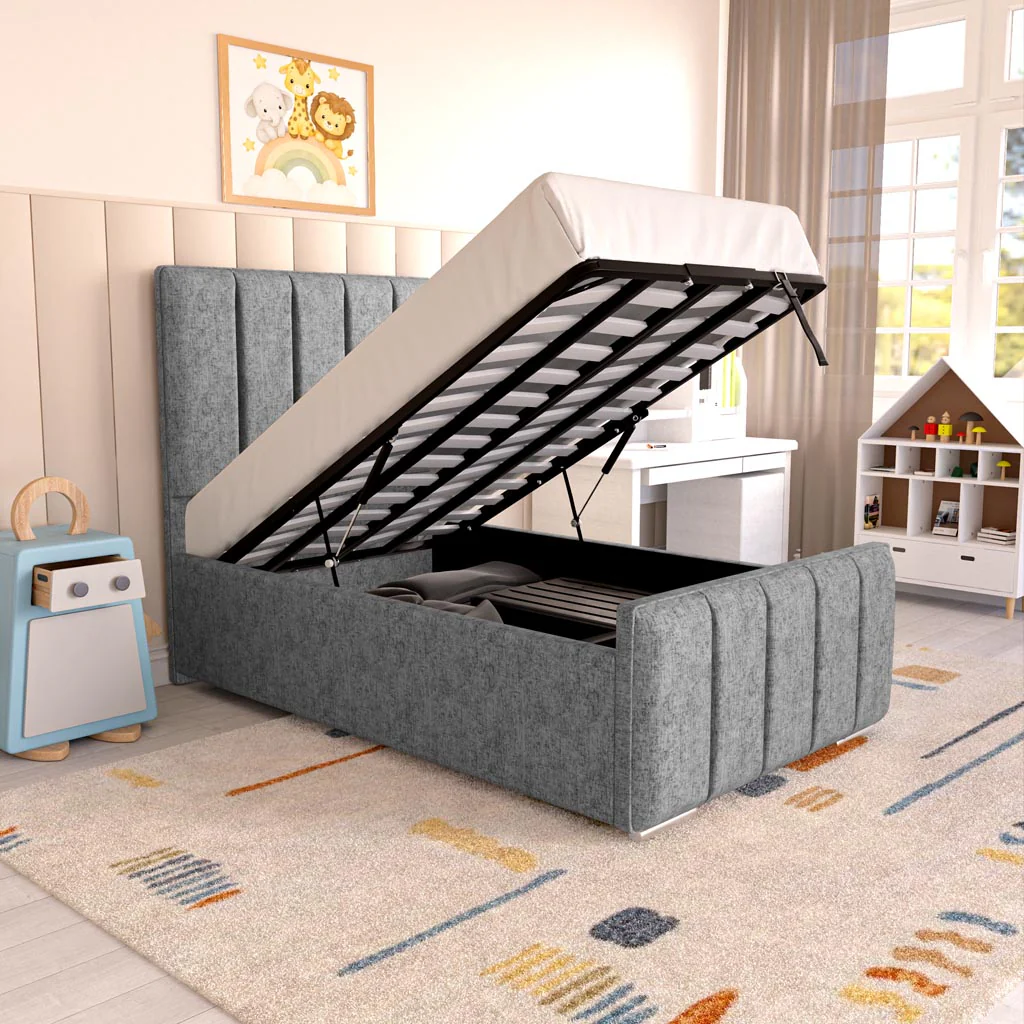 Lisbon Kids Upholstered Ottoman Bed - Image 6
