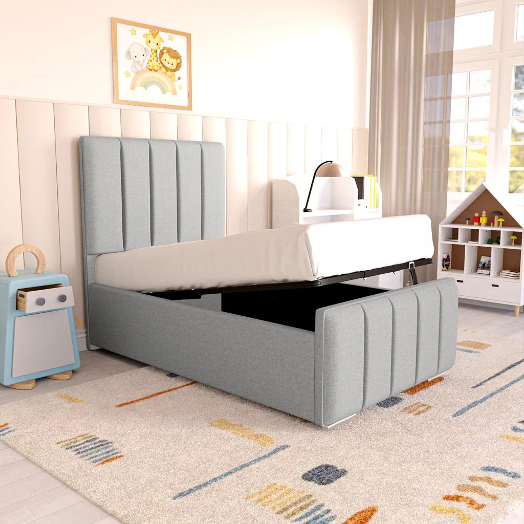 Lisbon Kids Upholstered Ottoman Bed