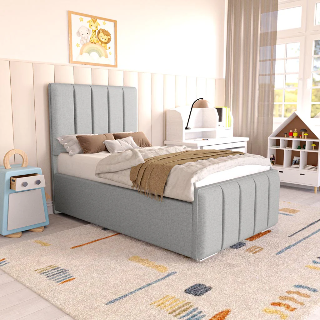 Lisbon Kids Upholstered Ottoman Bed - Image 3