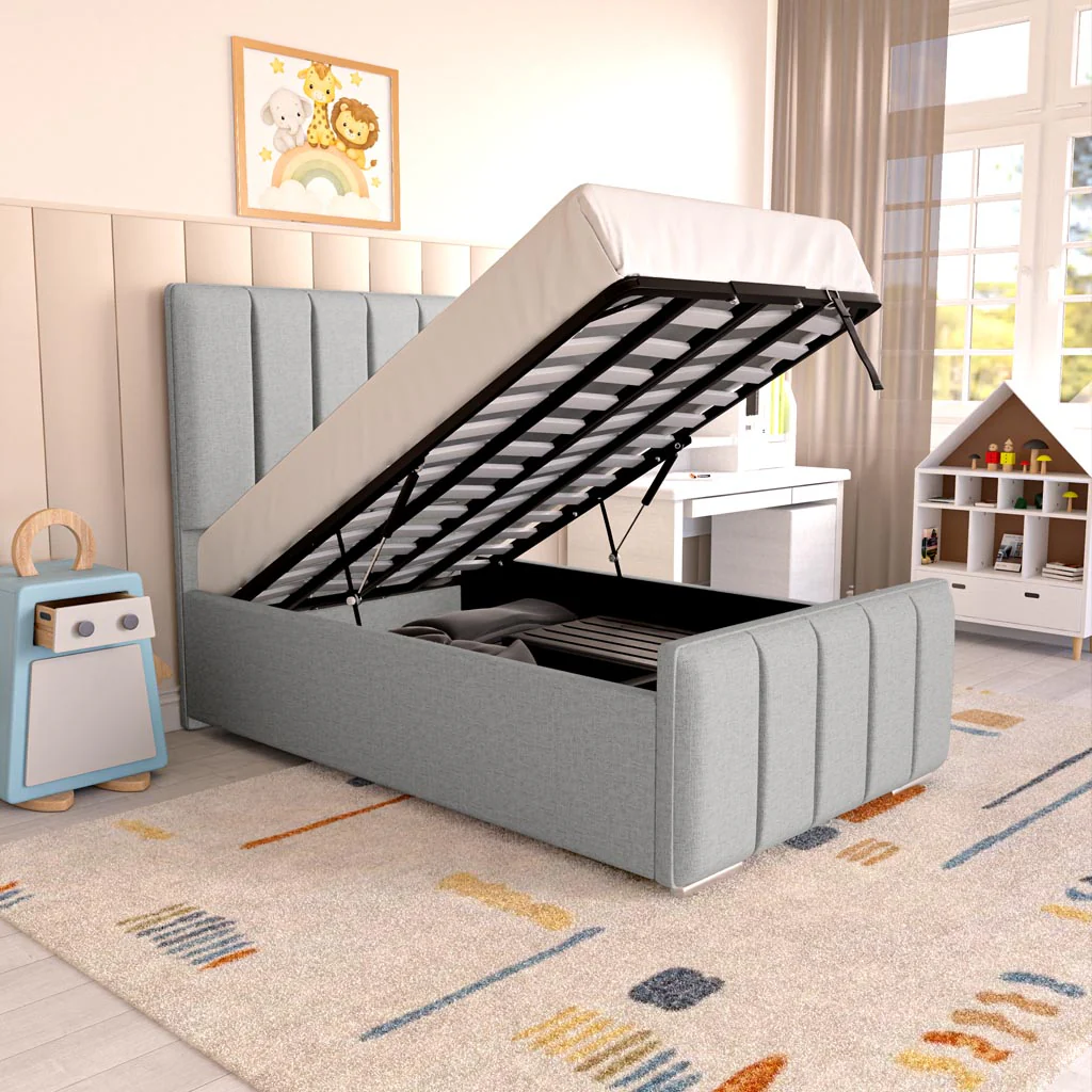 Lisbon Kids Upholstered Ottoman Bed - Image 6