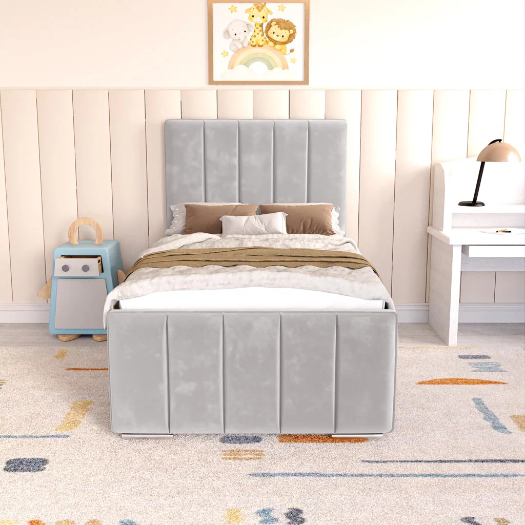 Lisbon Kids Upholstered Ottoman Bed - Image 5
