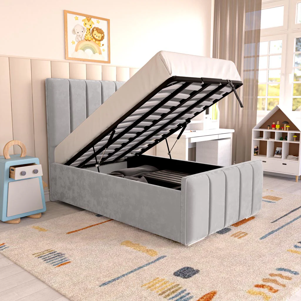 Lisbon Kids Upholstered Ottoman Bed - Image 6