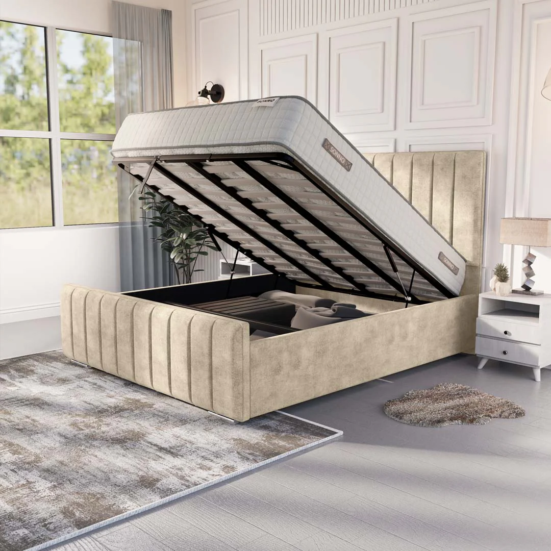 Lisbon Upholstered Ottoman Bed - Image 6