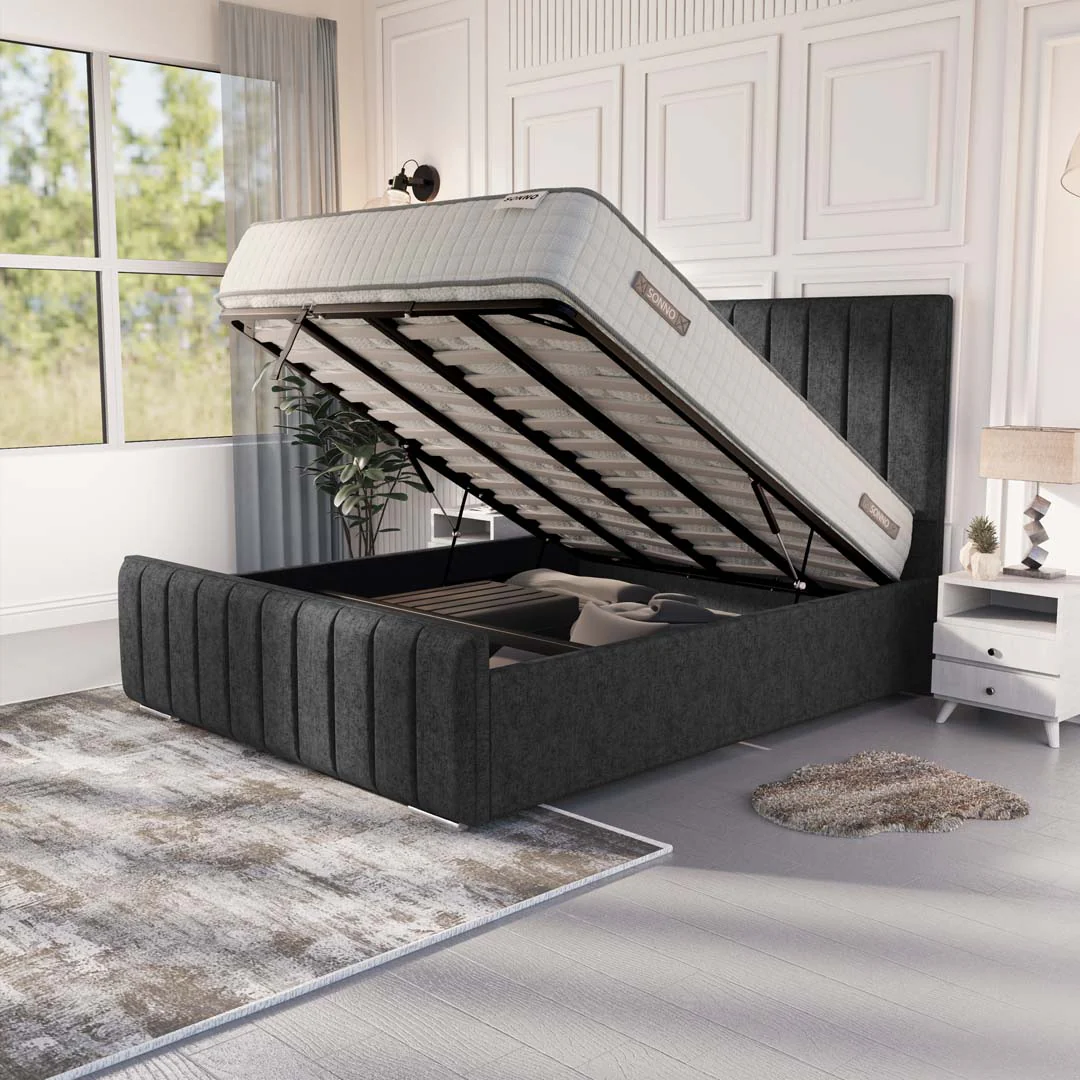 Lisbon Upholstered Ottoman Bed - Image 6