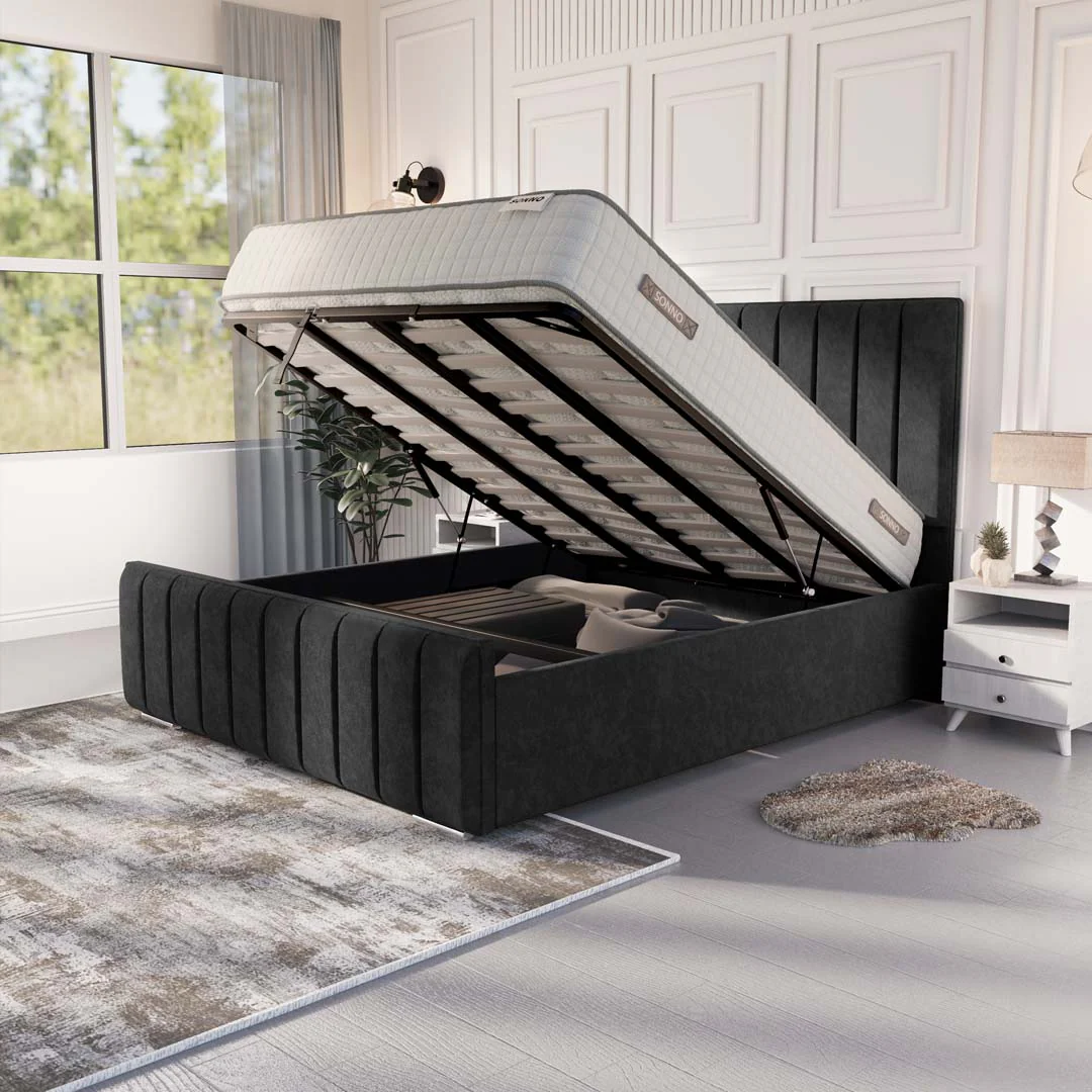 Lisbon Upholstered Ottoman Bed - Image 6
