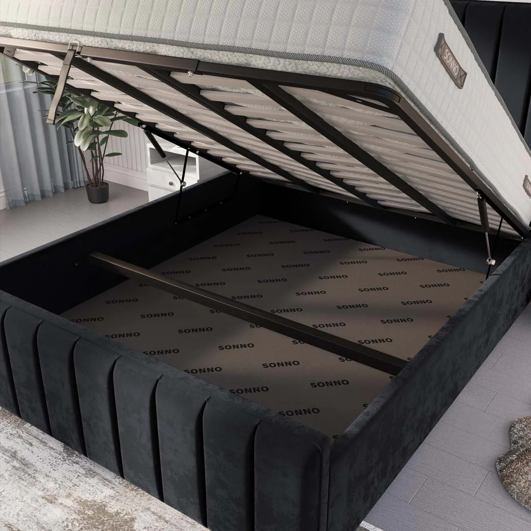 Lisbon Upholstered Ottoman Bed - Image 7