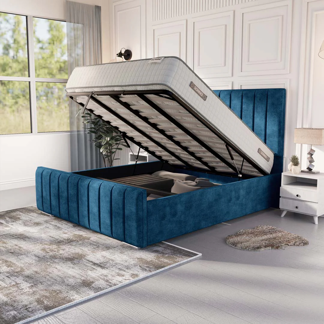 Lisbon Upholstered Ottoman Bed - Image 6