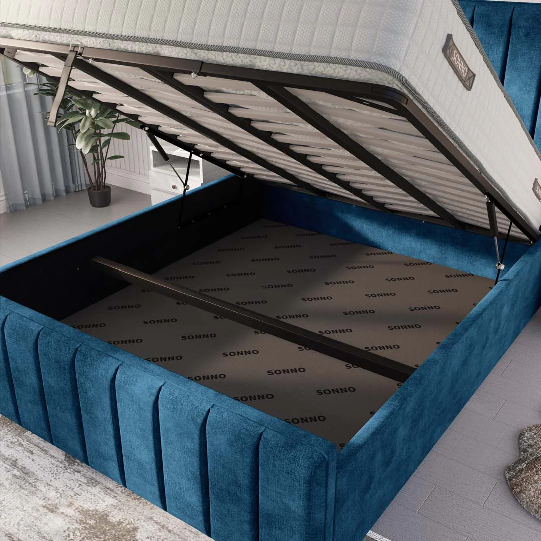 Lisbon Upholstered Ottoman Bed - Image 7