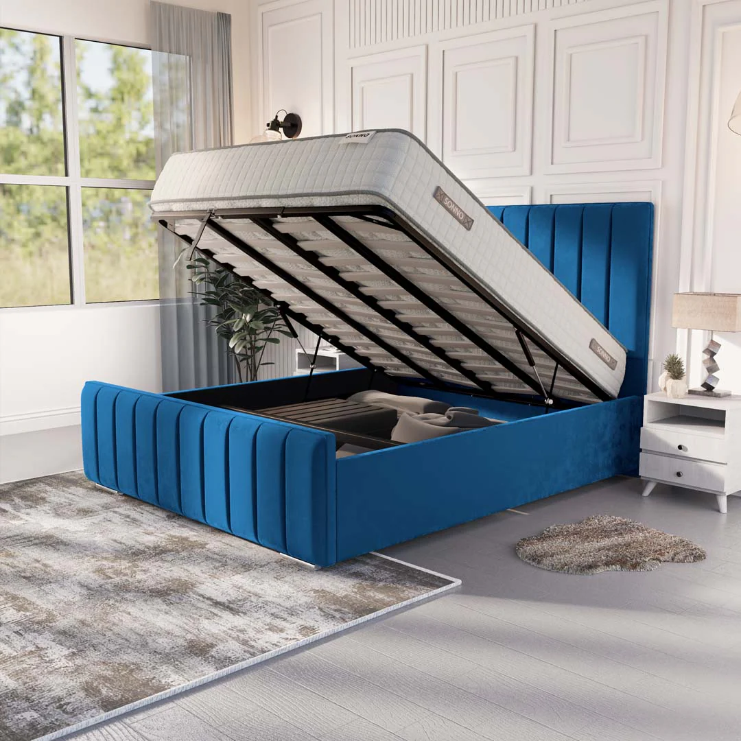 Lisbon Upholstered Ottoman Bed - Image 6