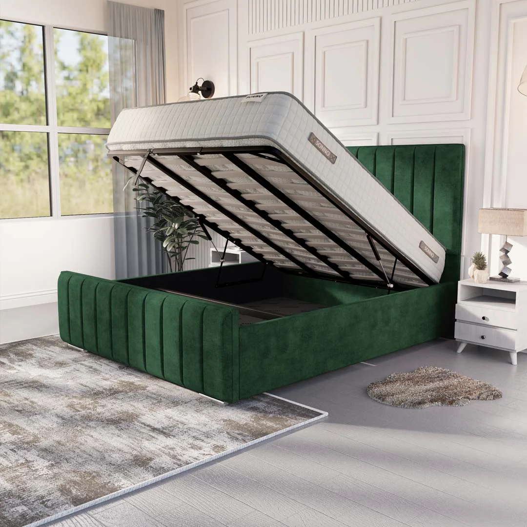 Lisbon Upholstered Ottoman Bed - Image 2
