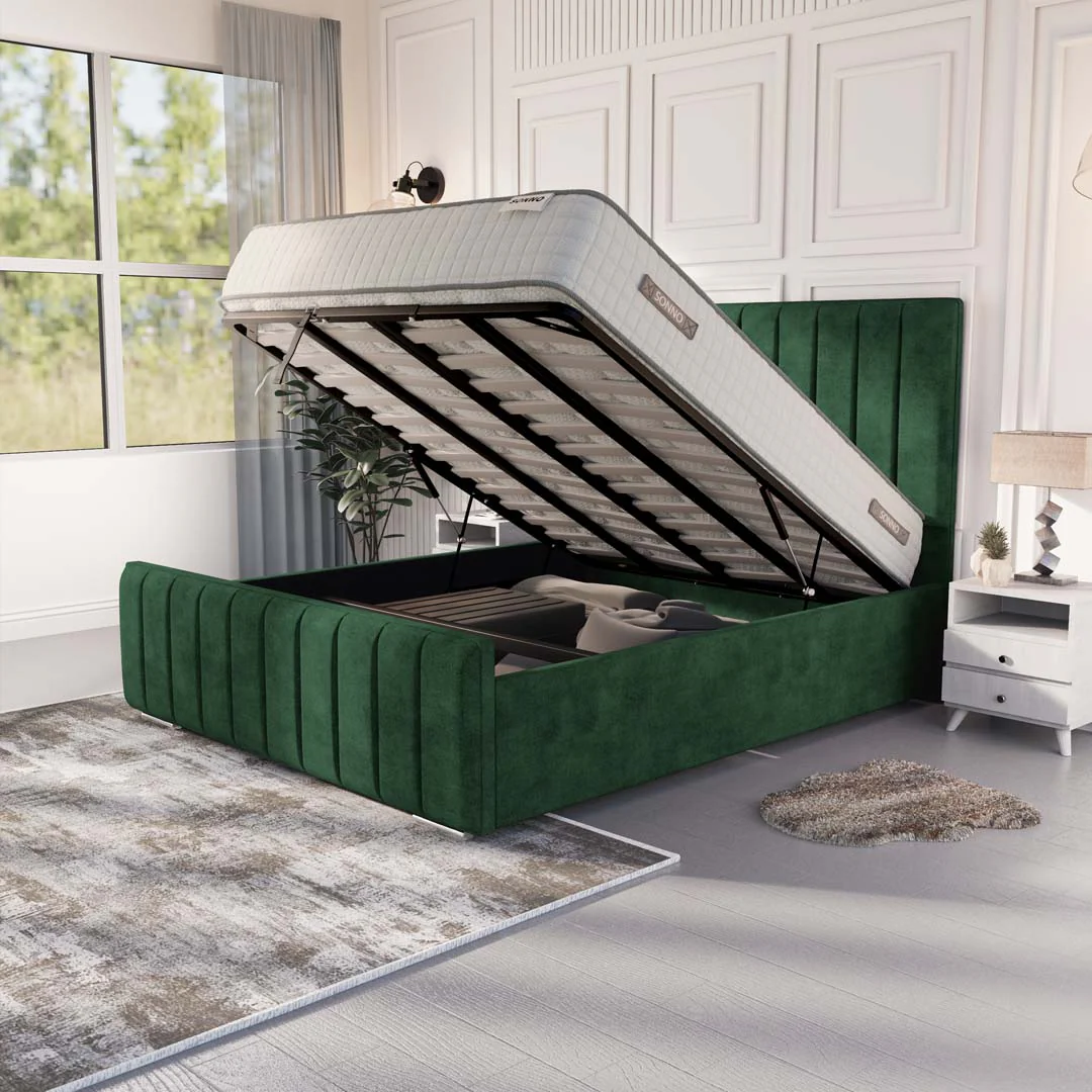 Lisbon Upholstered Ottoman Bed - Image 6