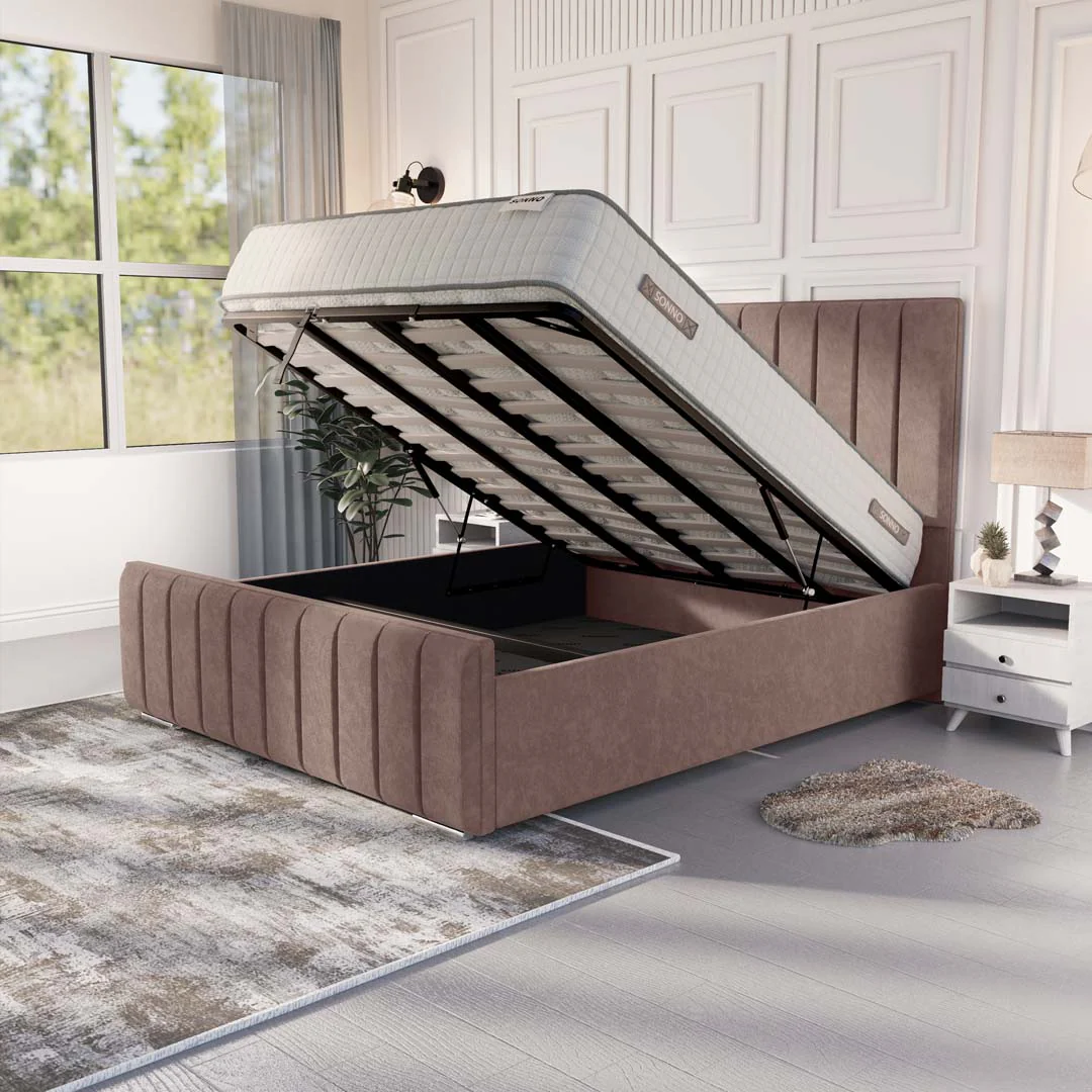 Lisbon Upholstered Ottoman Bed - Image 2