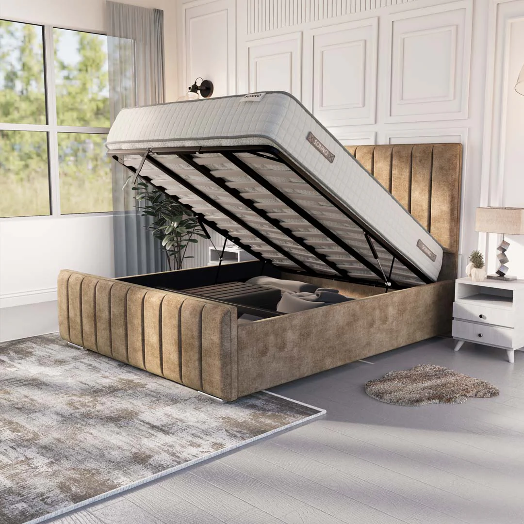 Lisbon Upholstered Ottoman Bed - Image 6