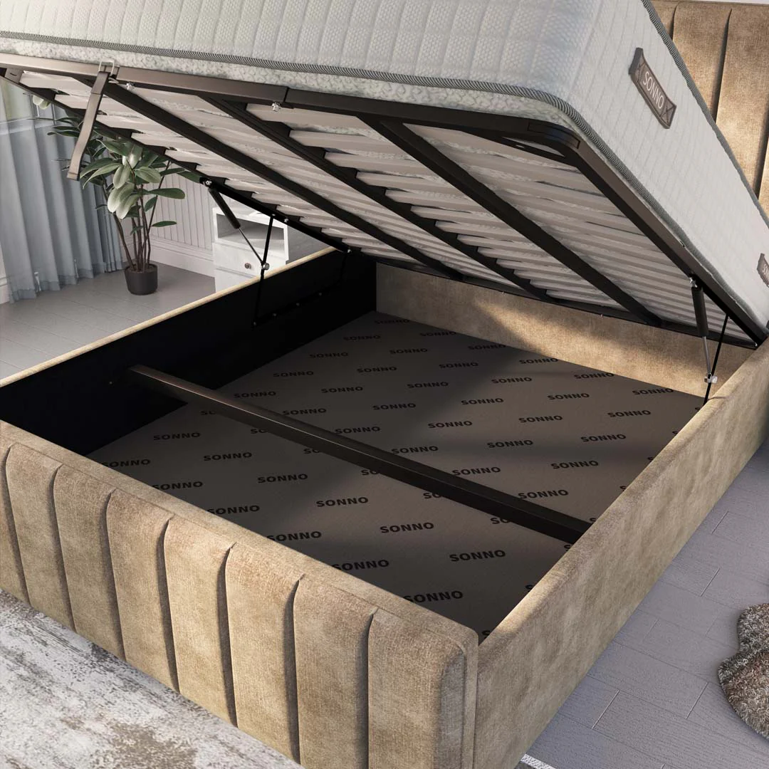 Lisbon Upholstered Ottoman Bed - Image 7