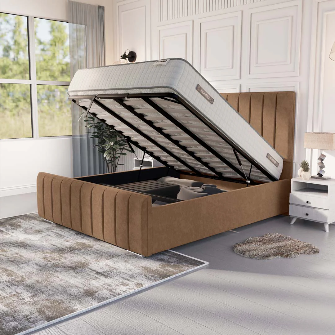 Lisbon Upholstered Ottoman Bed - Image 6