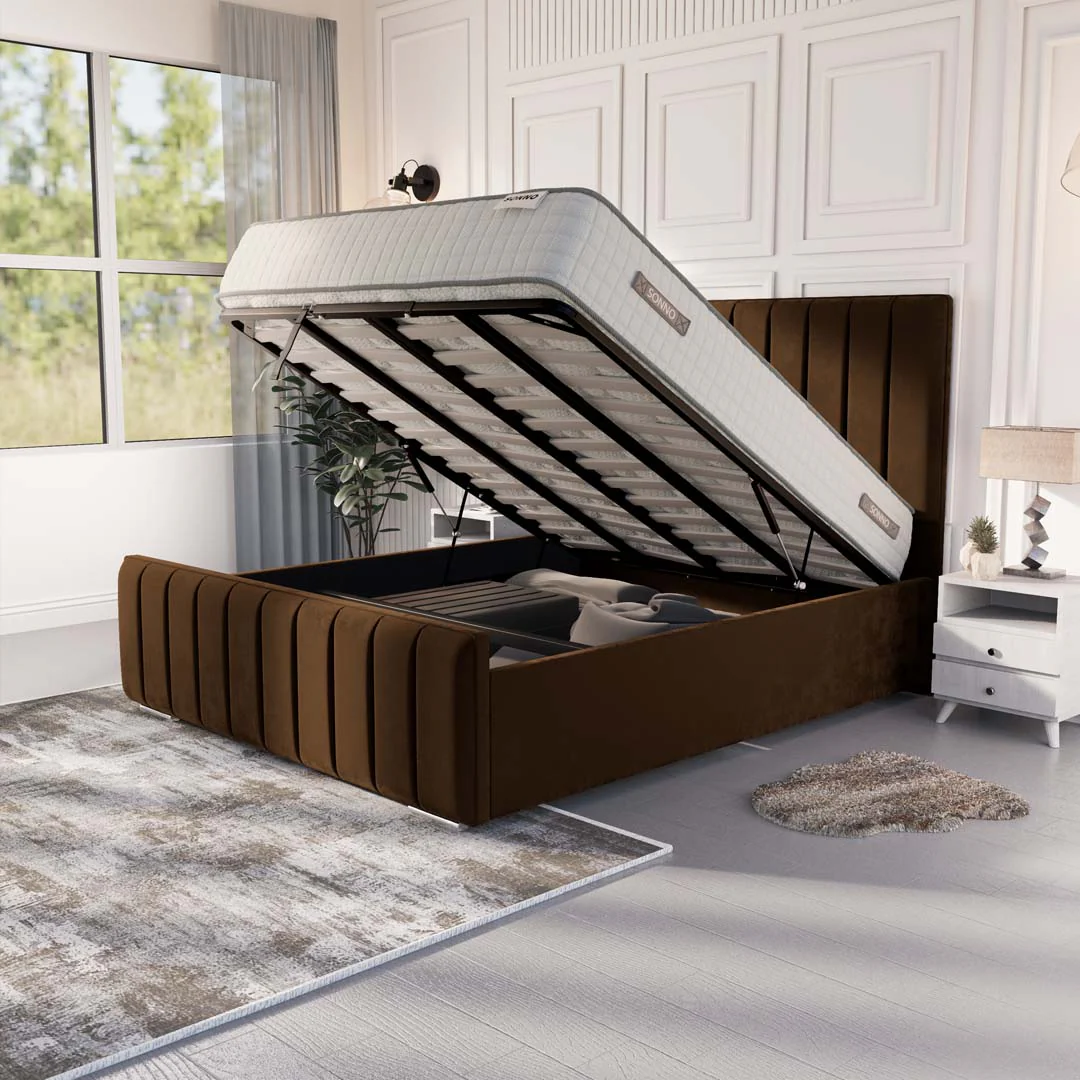 Lisbon Upholstered Ottoman Bed - Image 6