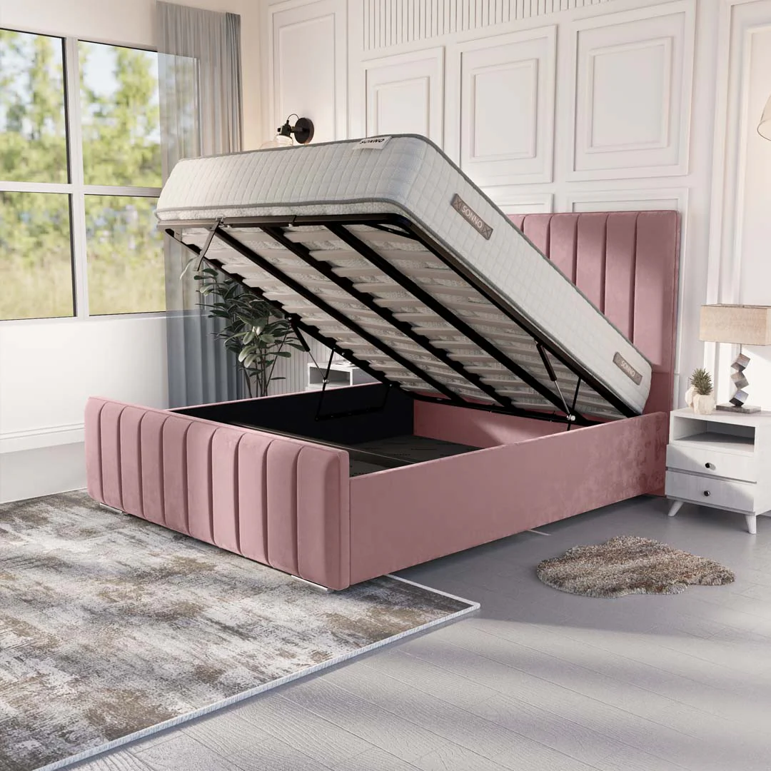 Lisbon Upholstered Ottoman Bed - Image 2