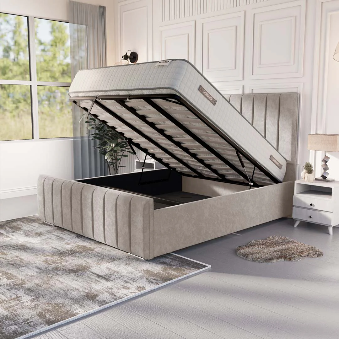 Lisbon Upholstered Ottoman Bed - Image 2