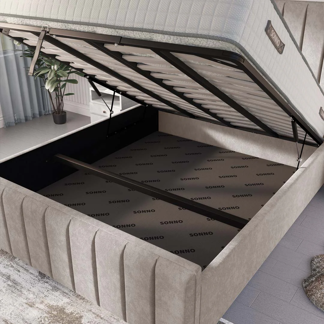 Lisbon Upholstered Ottoman Bed - Image 7