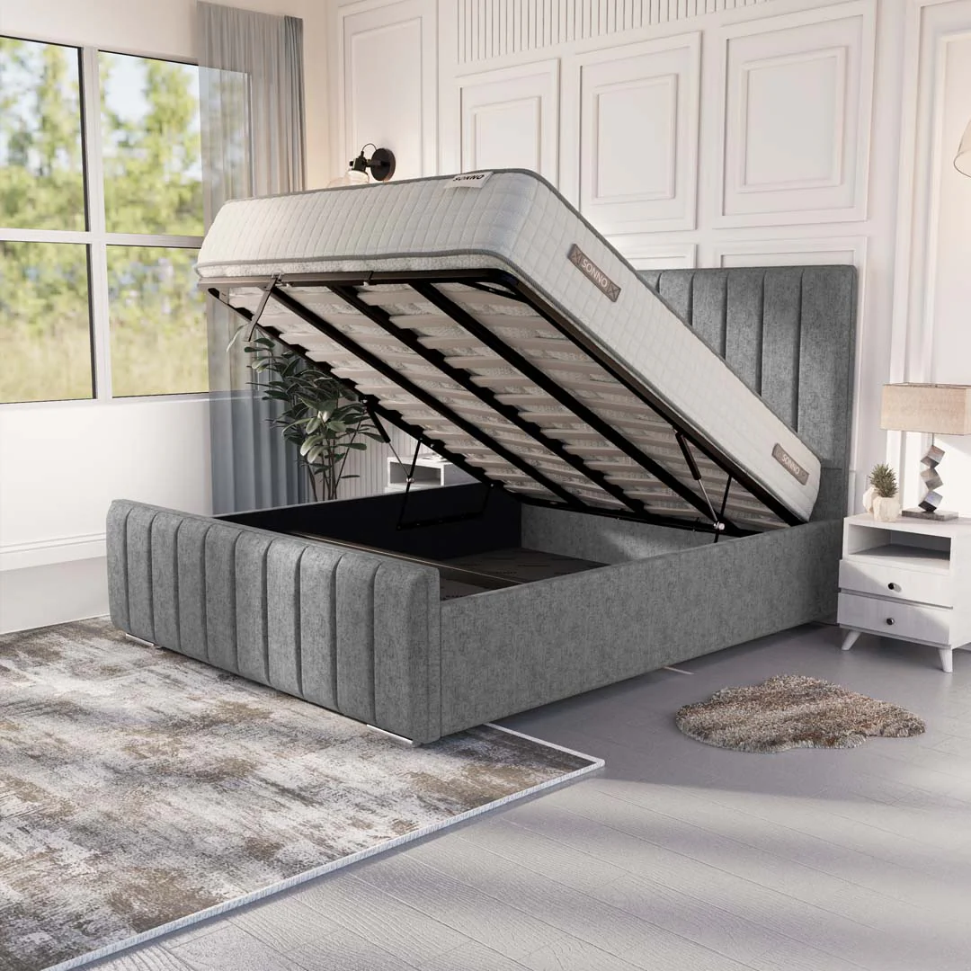 Lisbon Upholstered Ottoman Bed - Image 2