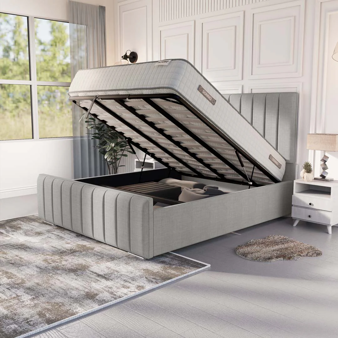 Lisbon Upholstered Ottoman Bed - Image 6