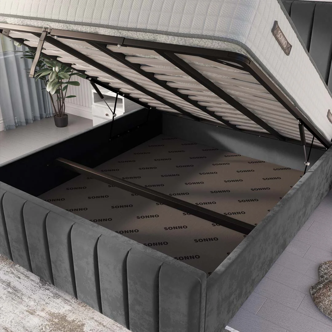 Lisbon Upholstered Ottoman Bed - Image 7