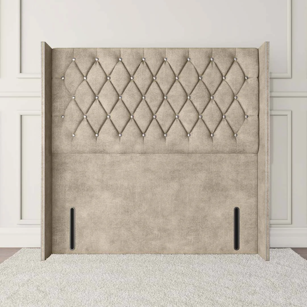 Luxor Wingback Floor Standing Headboard