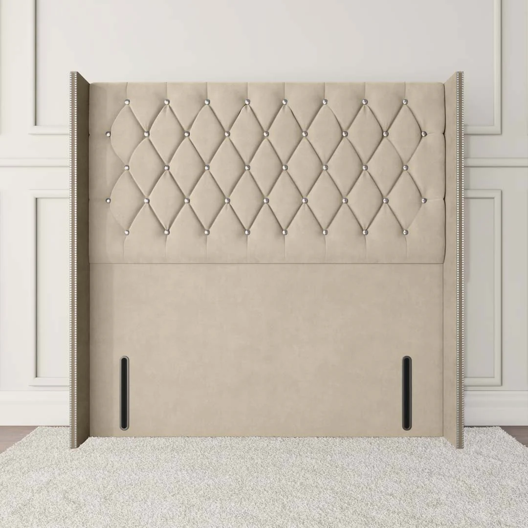 Luxor Wingback Floor Standing Headboard
