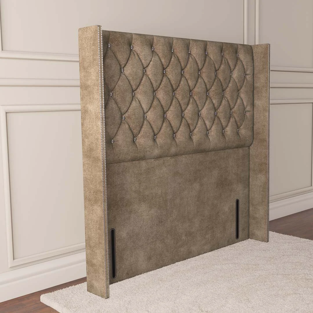 Luxor Wingback Floor Standing Headboard - Image 2