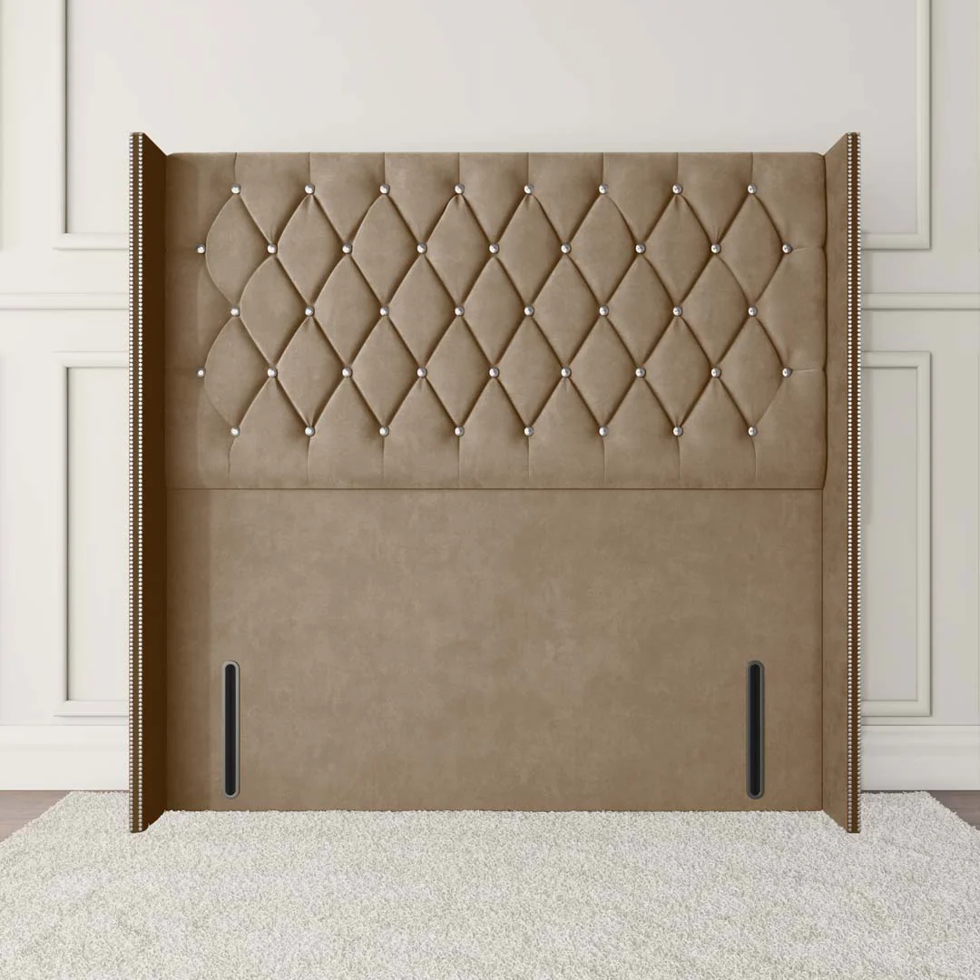 Luxor Wingback Floor Standing Headboard