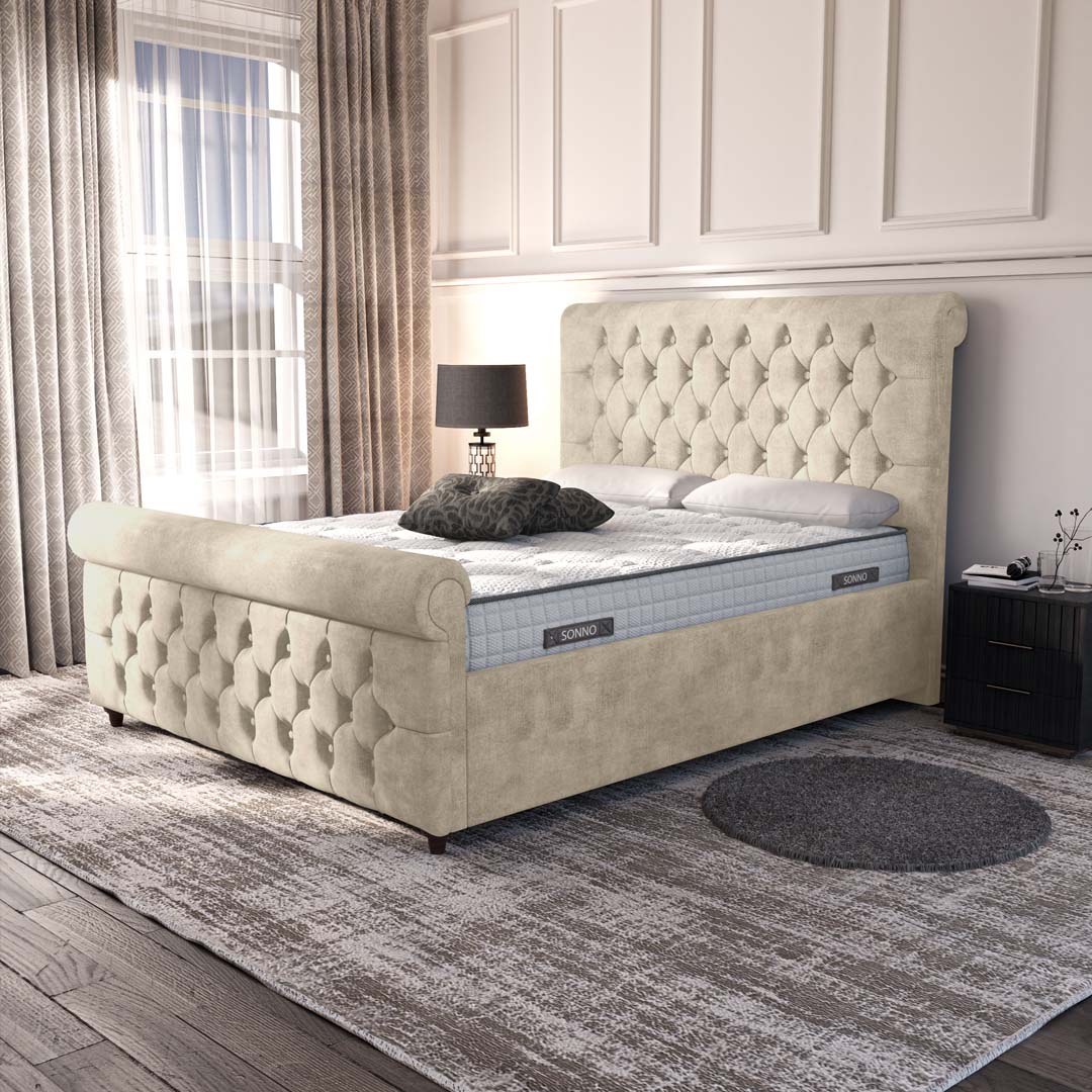 Melbourne Upholstered Ottoman Bed - Image 3