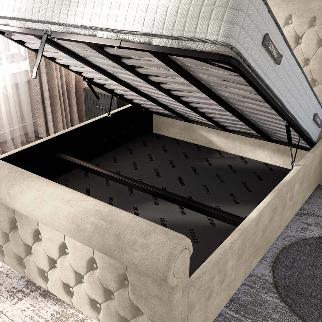 Melbourne Upholstered Ottoman Bed - Image 7