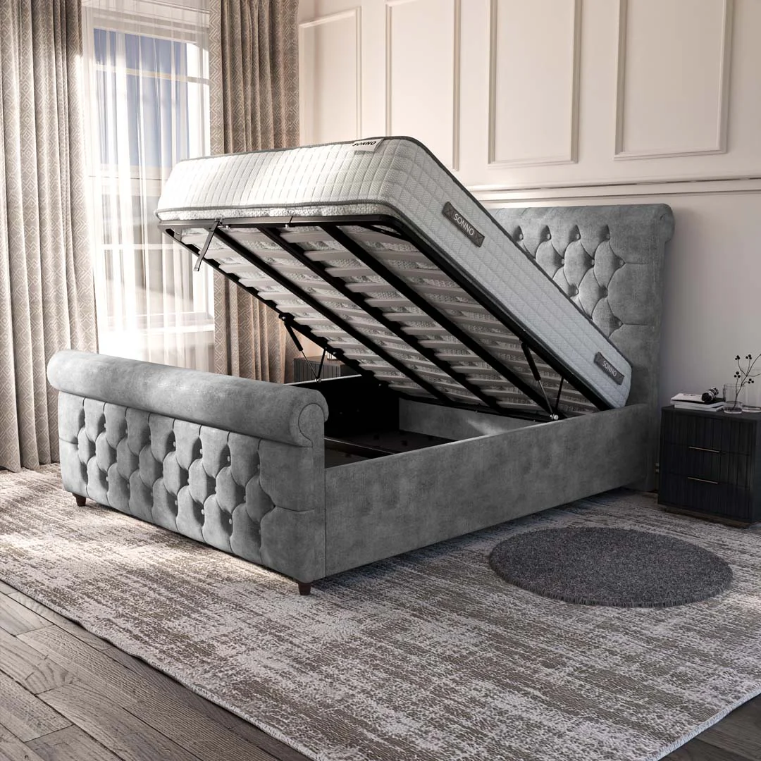Melbourne Upholstered Ottoman Bed - Image 2