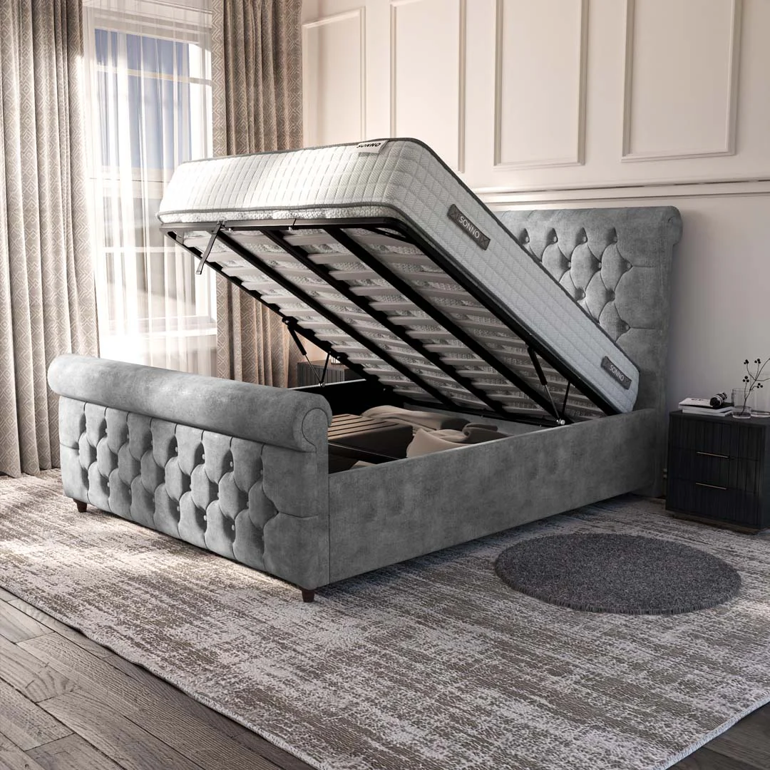 Melbourne Upholstered Ottoman Bed - Image 6
