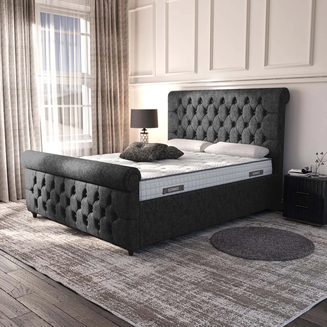 Melbourne Upholstered Ottoman Bed - Image 3