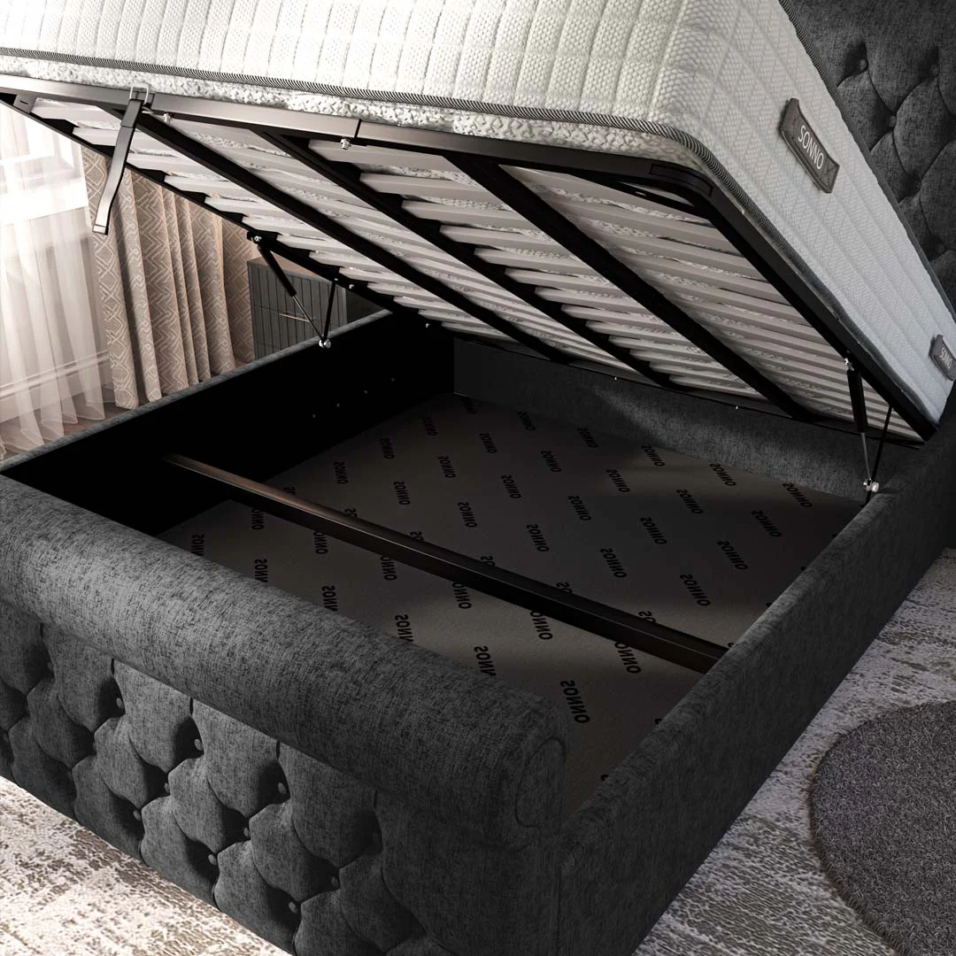 Melbourne Upholstered Ottoman Bed - Image 7