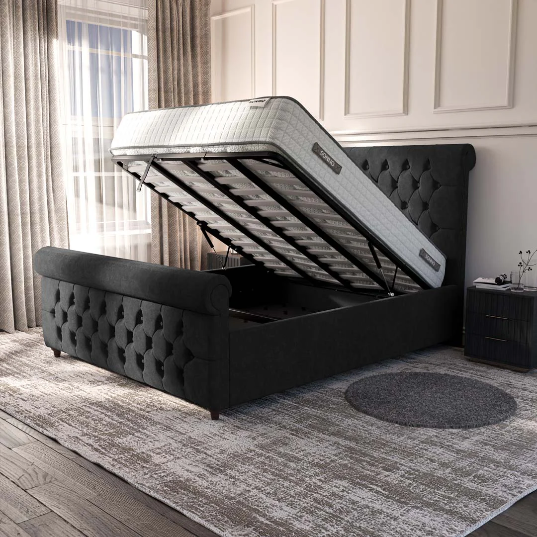 Melbourne Upholstered Ottoman Bed - Image 2