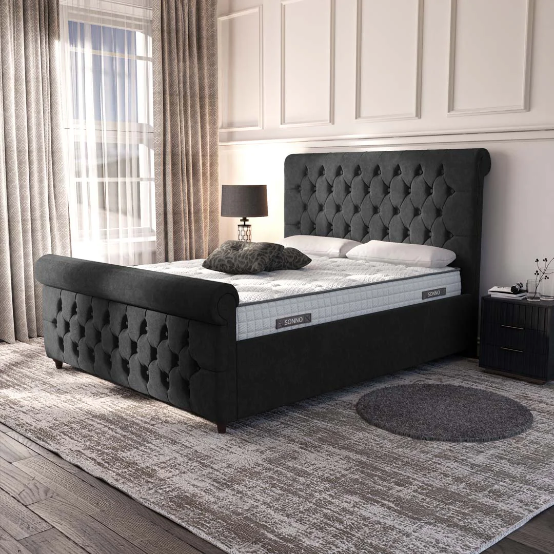 Melbourne Upholstered Ottoman Bed - Image 3