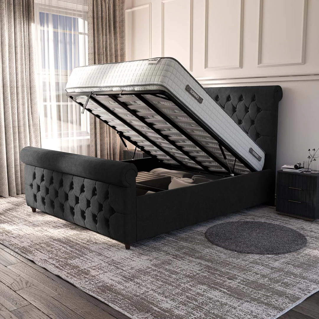 Melbourne Upholstered Ottoman Bed - Image 6