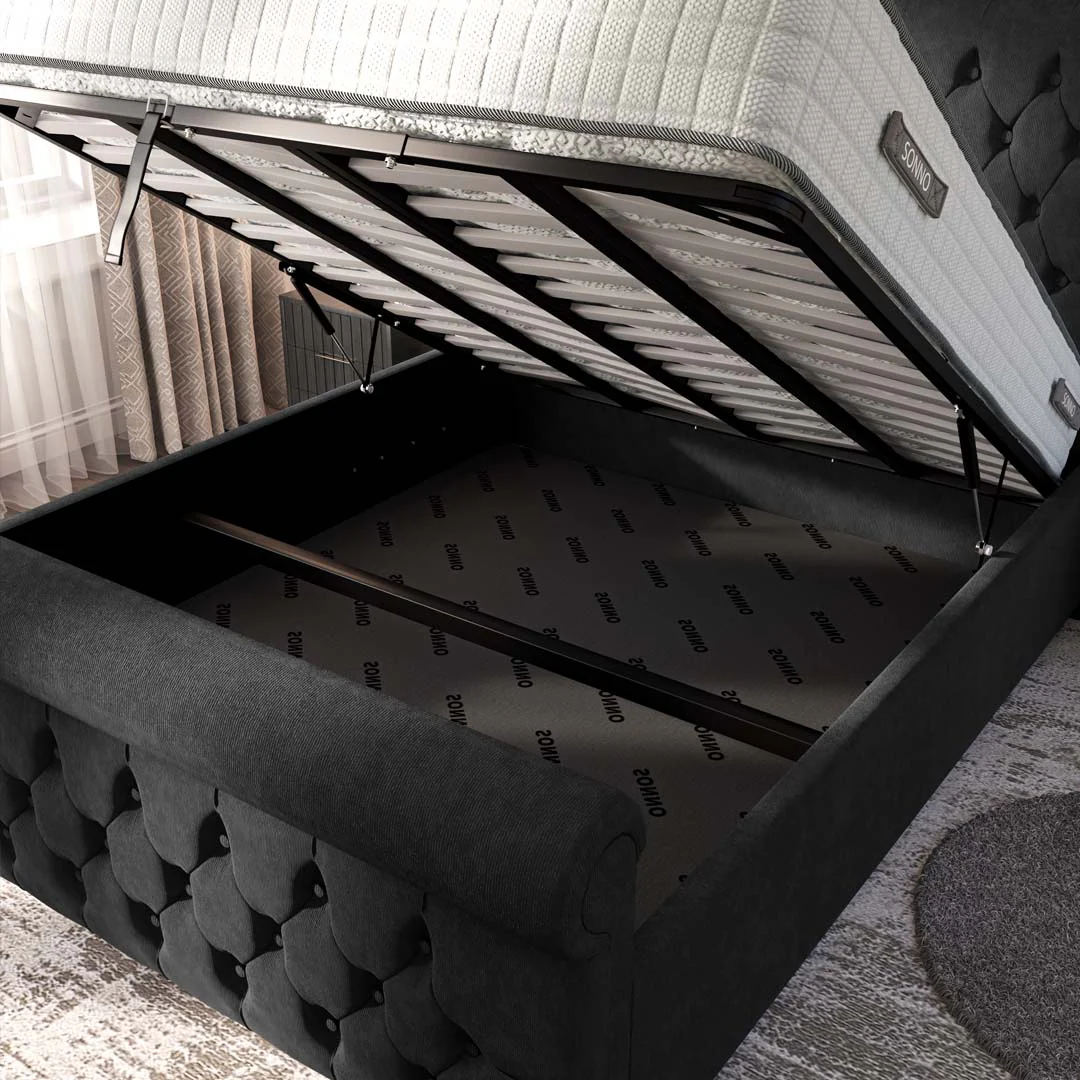 Melbourne Upholstered Ottoman Bed - Image 7