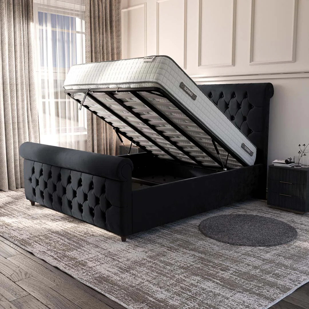 Melbourne Upholstered Ottoman Bed - Image 2
