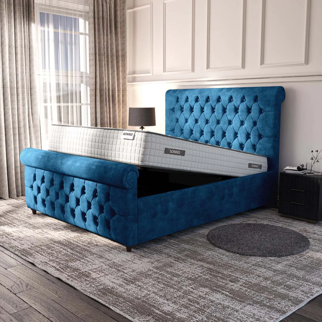 Melbourne Upholstered Ottoman Bed