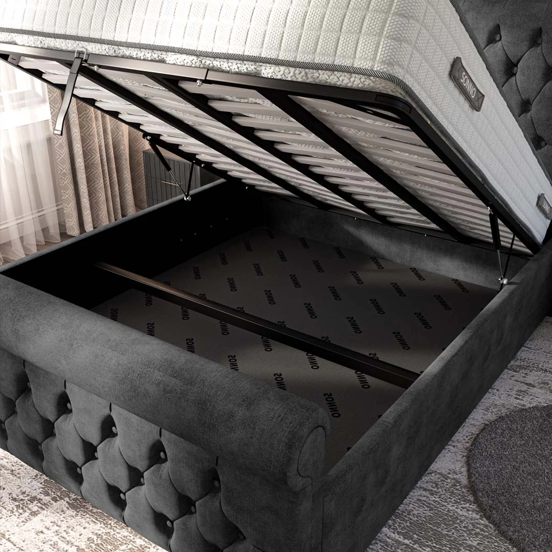 Melbourne Upholstered Ottoman Bed - Image 7