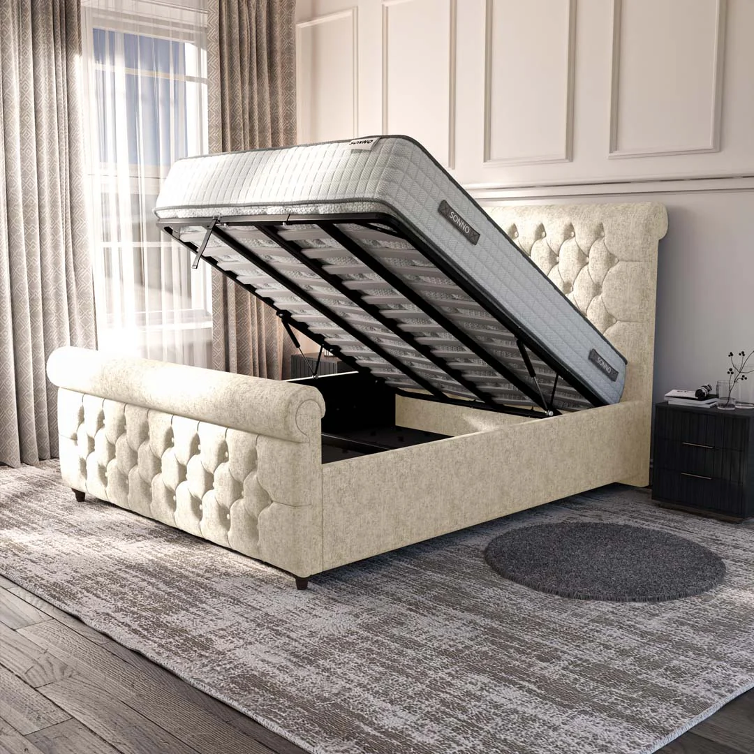 Melbourne Upholstered Ottoman Bed - Image 2