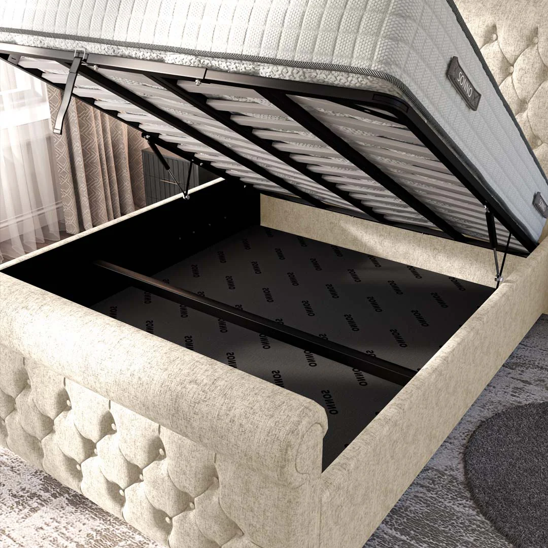 Melbourne Upholstered Ottoman Bed - Image 7