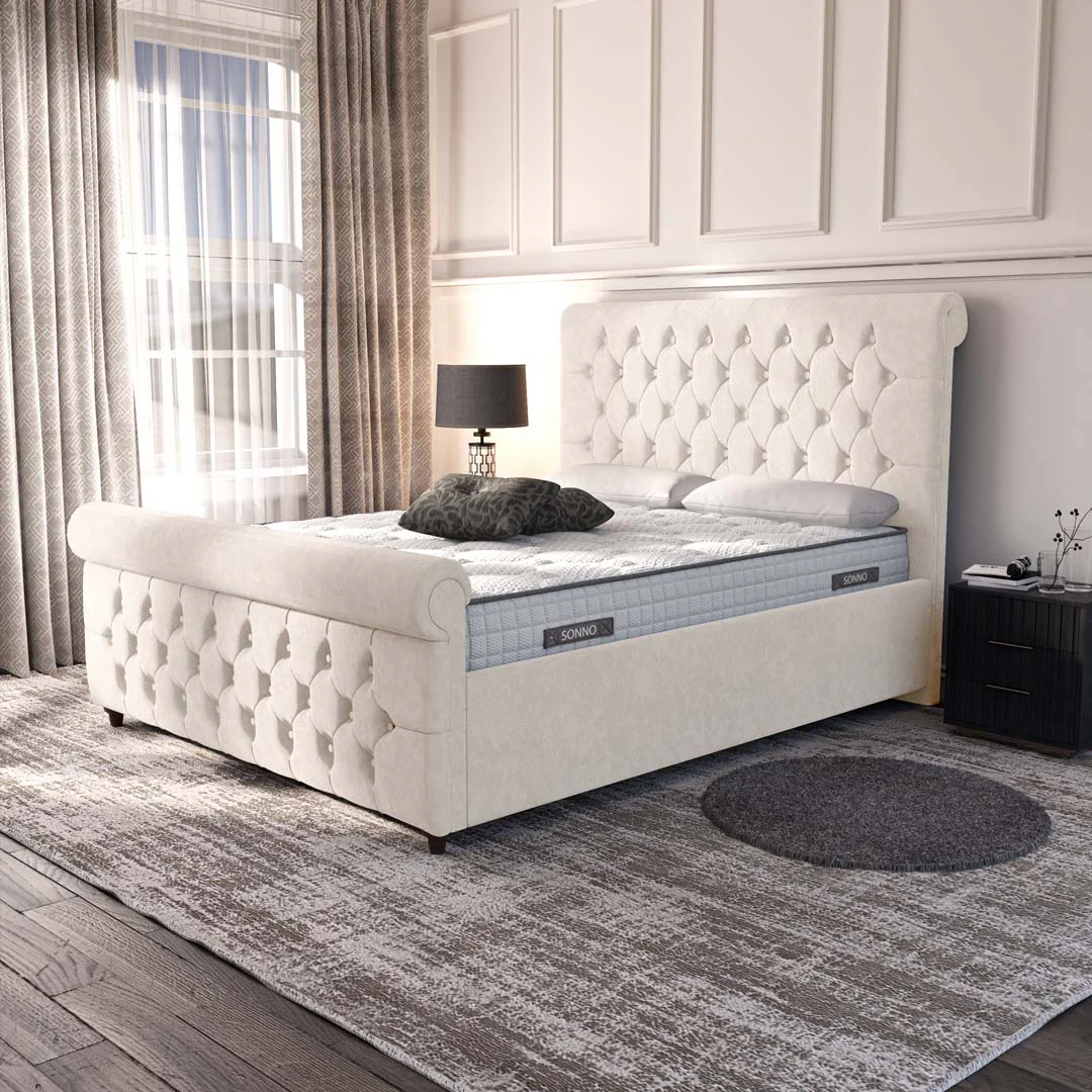 Melbourne Upholstered Ottoman Bed - Image 3