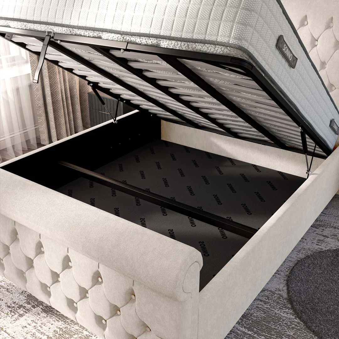 Melbourne Upholstered Ottoman Bed - Image 7
