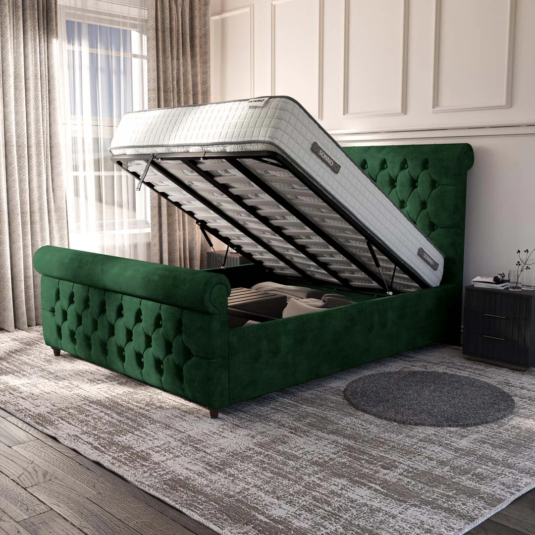 Melbourne Upholstered Ottoman Bed - Image 6